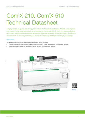 Com'X 200/210/510 Technical Datasheet - Web Version