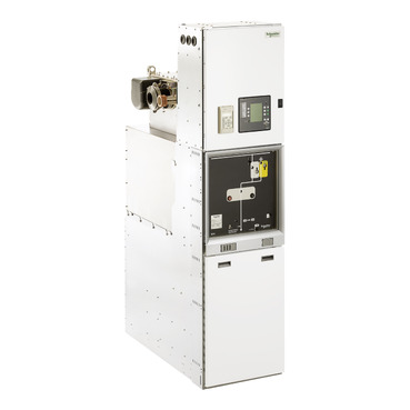 Gas-insulated switchgear with gas-insulated busbar for heavy duty applications up to 38kV.