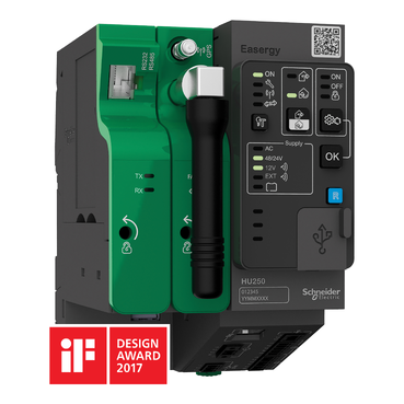 Easergy T300 - Head unit HU250 with IEC 61850 Cyber Security DNP3 IEC Communication - iF Design Award Winner 2017