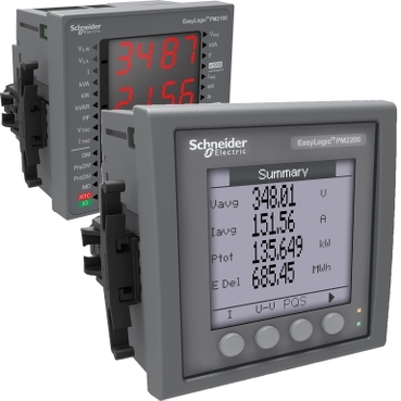 EasyLogic™ PM2000 Power Meters Schneider Electric มิเตอร์สำหรับวัดค่ากำลังไฟฟ้าและพลังงานไฟฟ้าแบบมัลติฟังก์ชัน Multifunction power and energy meters