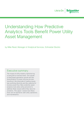 Understanding How Predictive Analytics Tools Benefit Power Utility Asset Management