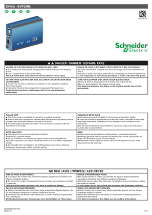 Instruction sheet - EVP2MM - Modem