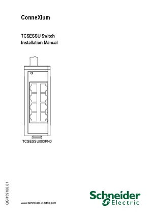 TCSESSU Switch, Installation Manual