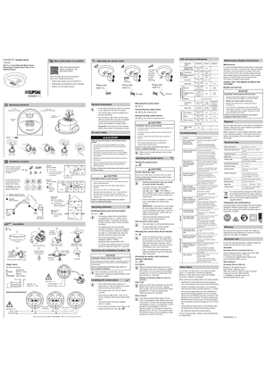 755PFM4 Smoke Alarm Instructions