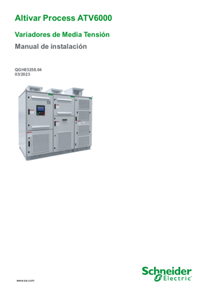 ATV6000 Manual de instalación