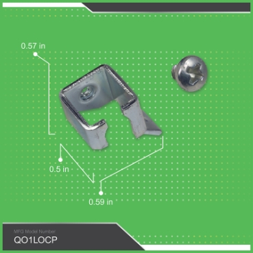 QO1LO - Mini circuit breaker accessory, QO, clamp, handle, for 