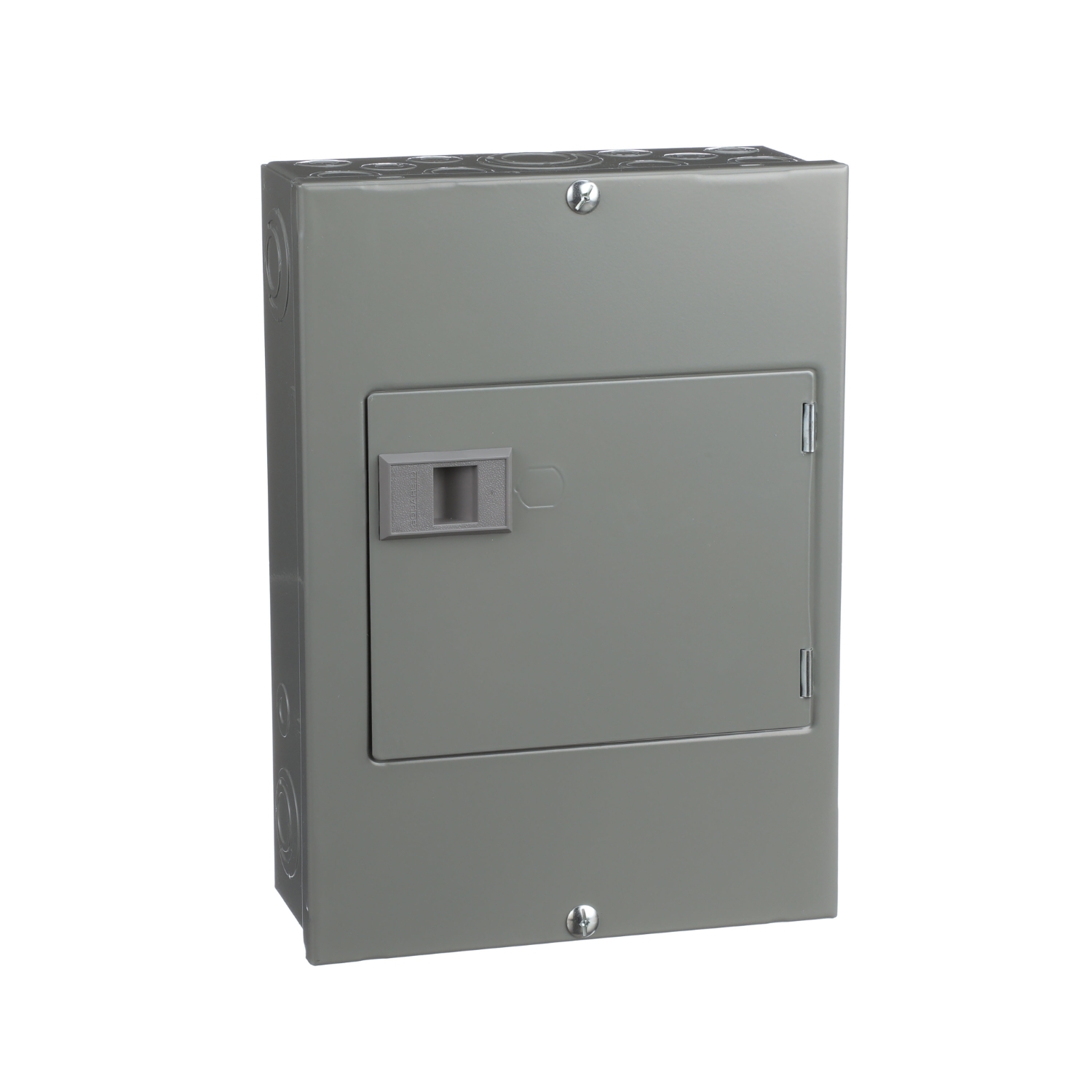 Generator panel, QO, 1 phase, 4 spaces, 8 circuits, 60A main breaker with interlock, NEMA1, surface cover door, UL