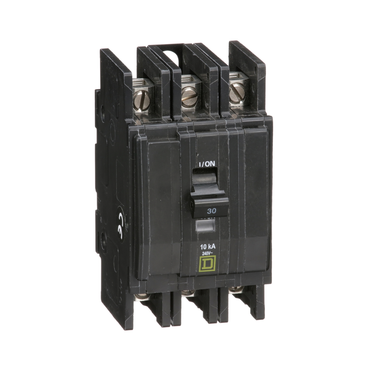 Mini circuit breaker, QOU, 30A, 3 pole, 240VAC, 10kA
