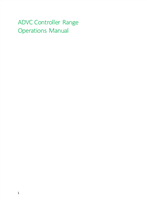 ADVC Controller range Operation manual