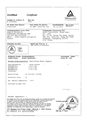 TUV_Certificate_ABL8MEM24012_ABL8MEM12020_ABL8MEM05040