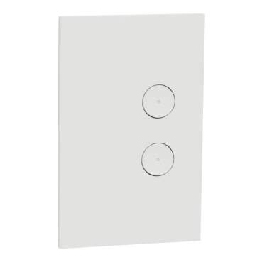 C-Bus, SpaceLogic Wall Plate, Saturn Zen, A-Series, Key Input Unit, 2 Keys