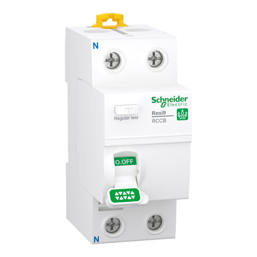 Resi9, Residual Current Circuit Breaker (RCCB), 2P, 40A, A Type, 30mA