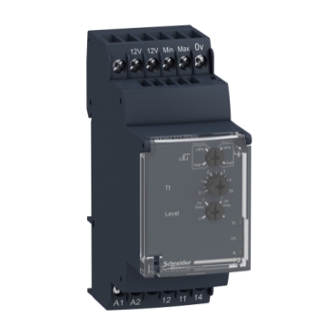 Harmony Control folyadékszint-figyelő relé, diszkrét érzékelőhöz, 2CO, 5A, 24…240VAC/DC RM35LV14MW