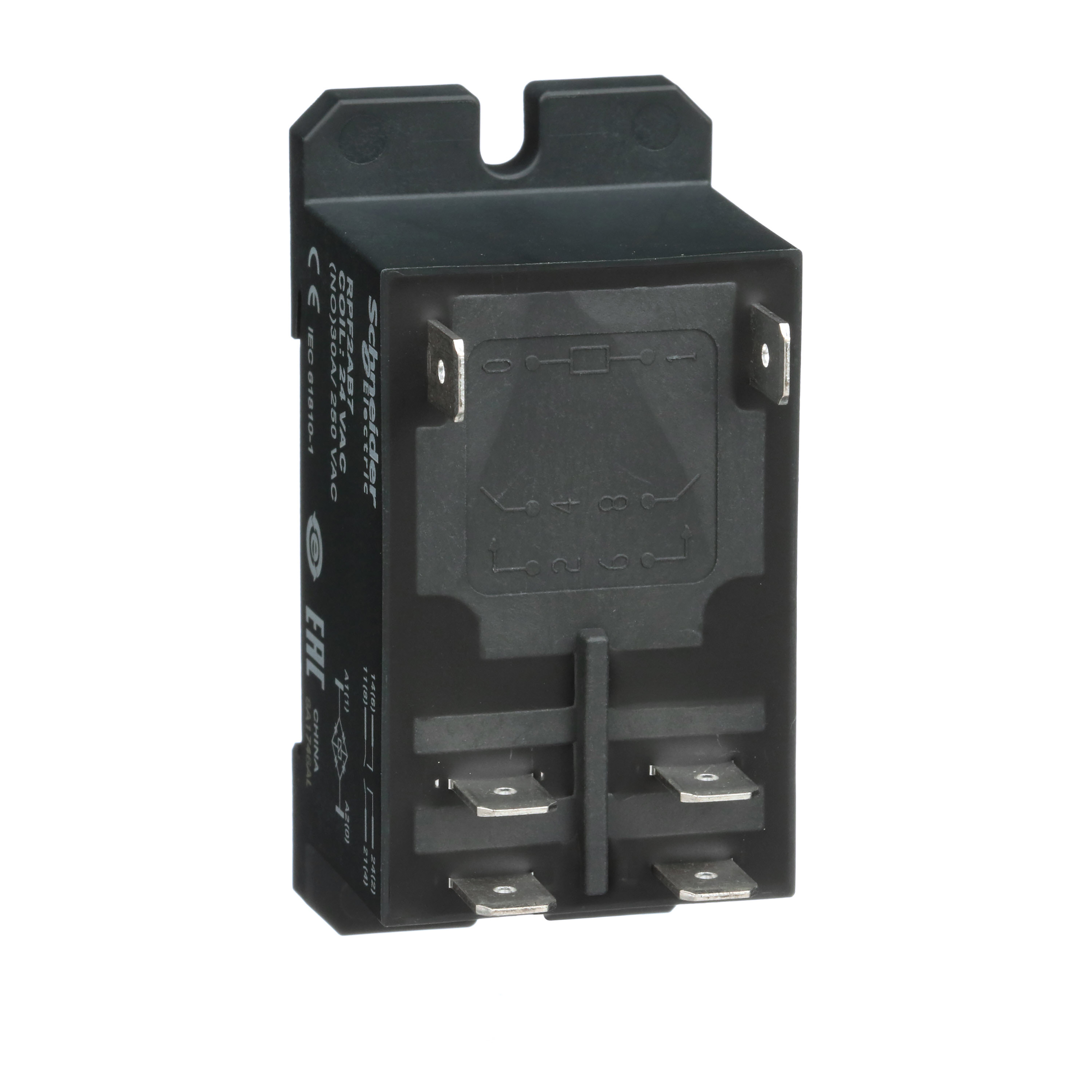 30A POWER RELAY 2N/O 24VAC