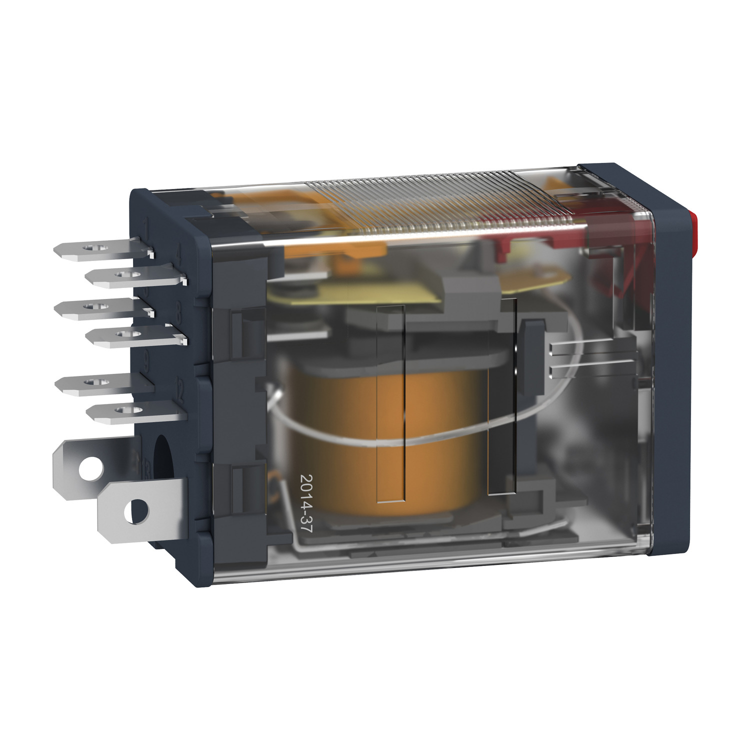 RPM22E7 - Relä, Harmony Relay, plug-in, 2 växlande kontakter, låsbar ...