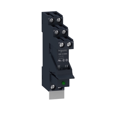Harmony RSB interfész relé foglalattal, védődiódával, 1CO, 16A, 24VDC RSB1A160BDPV