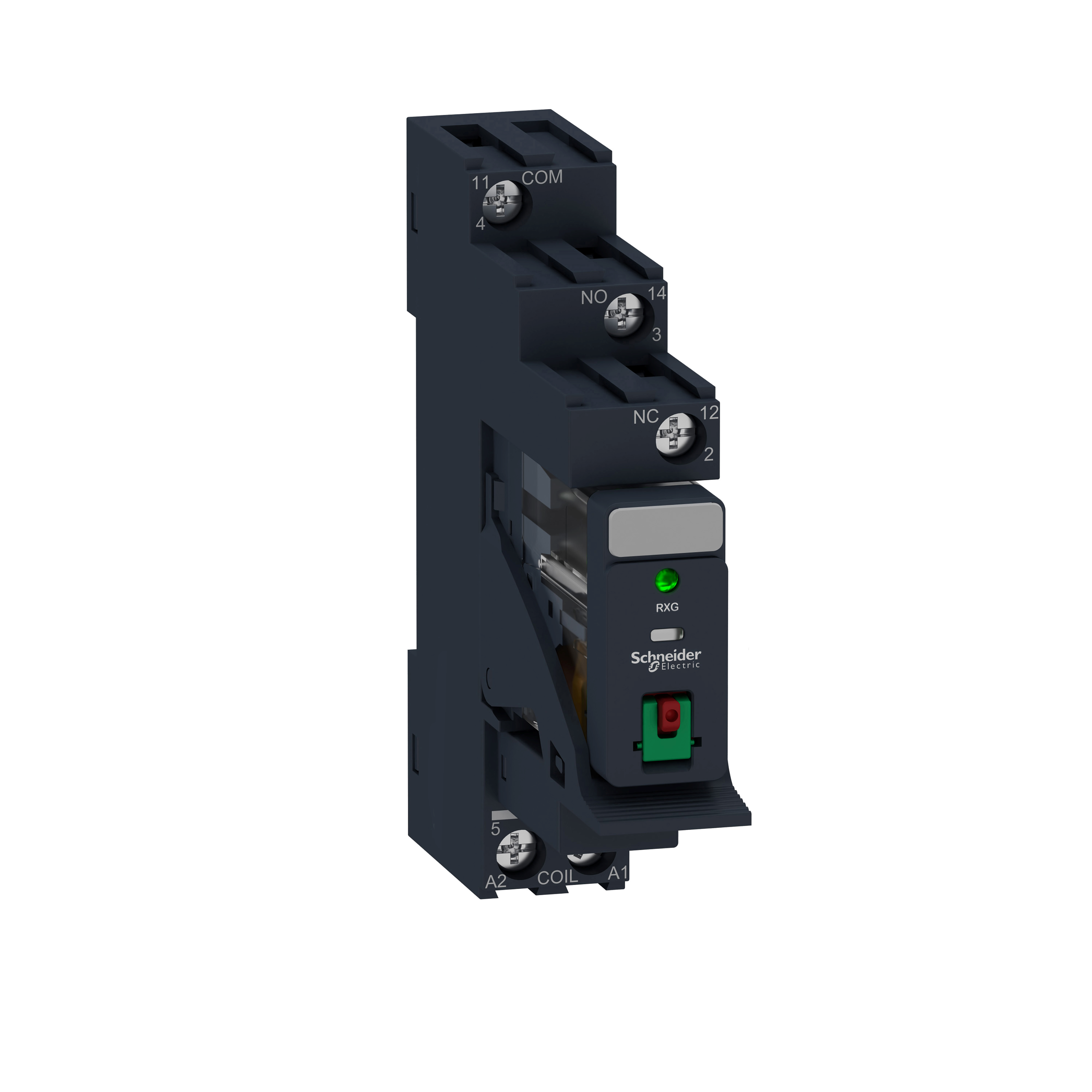 interface plug in relay, Harmony Electromechanical Relays,  pre assembled, 10A, 1CO, with LED, lockable test but to n, 24V AC