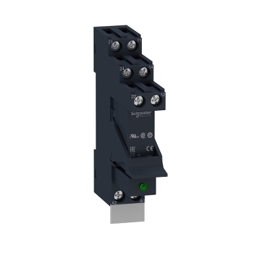 Harmony RSB interfész relé foglalattal, védődiódával, 1CO, 16A, 230VAC RSB1A160P7PV