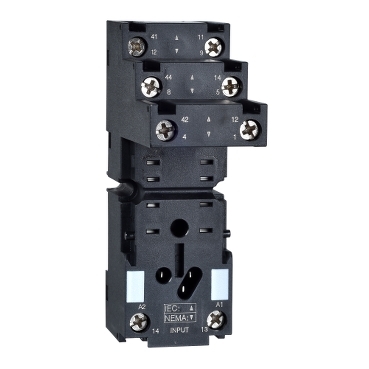 Harmony Timer Relays, Socket For RXM2 Relays, Screw Connectors, Separate Contact
