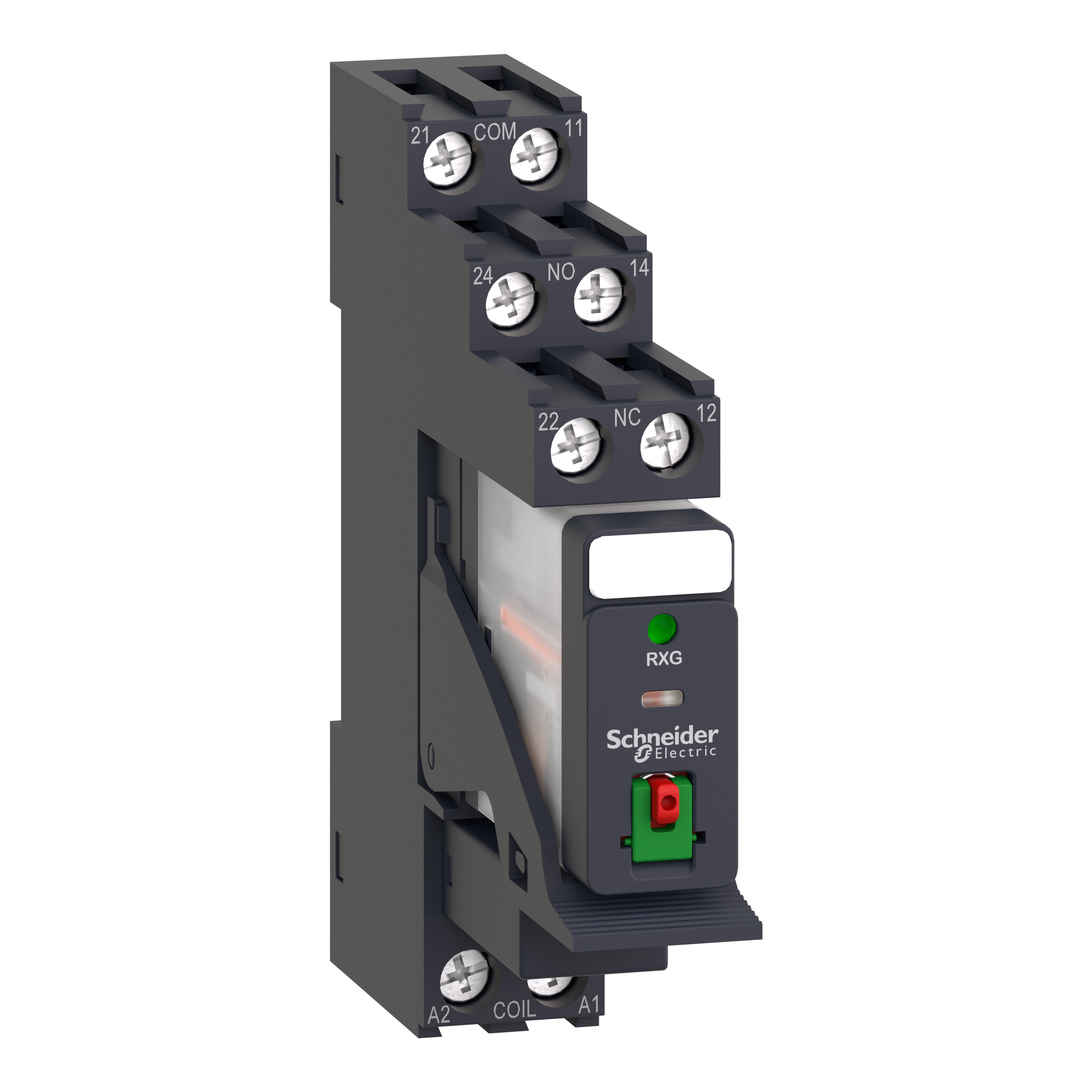 interface plug in relay, Harmony Electromechanical Relays, pre assembled, 5A, 2CO, with LED, lockable test but to n, 230V AC