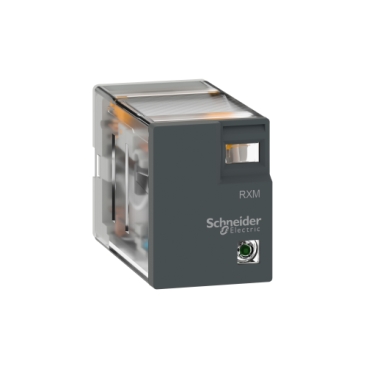 Miniatűr dugaszolható relé - Easy Harmony RXM, 5 A, 2 CO, LED nélküli, 24 V AC RXM2LB1B7