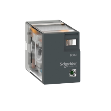Miniatűr dugaszolható relé - Easy  Harmony RXM, 3 A, 4 CO, LED nélküli, 230 V AC RXM4LB1P7