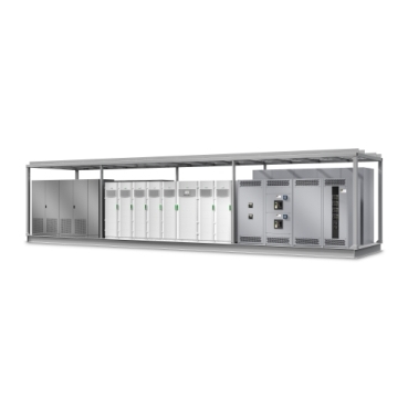 Integrated UPS, switchgear, and management software, optimized for scalable power for large data centers