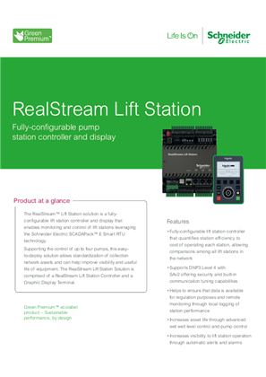 RealStream Lift Station Solution Datasheet A4