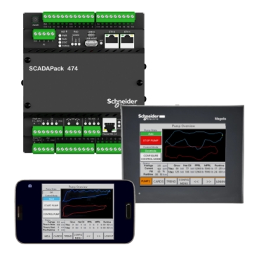 Fully-configurable pump station controller and display