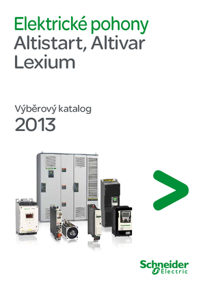 Elektrické pohony Altistart, Altivar a Lexium