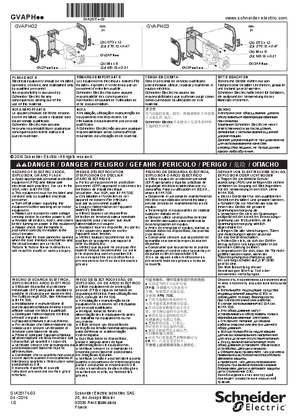 GVAPH - Hard brackets for TeSys GV external operators