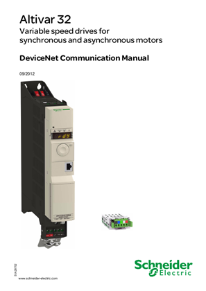 ATV32 DeviceNet Manual: VW3A3609