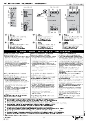 ABL4RSM24... / ABL4WSR24... Regulated switch mode power supplies