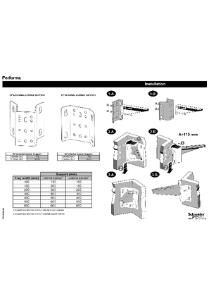ASSEMBLY INSTRUCTIONS FOR CORNER SUPPORT 