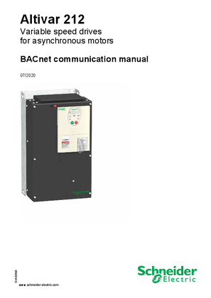 ATV212 BACnet manual