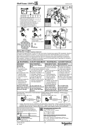 ZB.RT.... / ZBRT Transmitter, Instruction Sheet (EN)