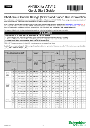 1) ATV12 Quick Start annex - SCCR