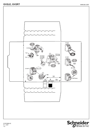 GV2LE / GV2RT Circuit breakers - Instruction sheet