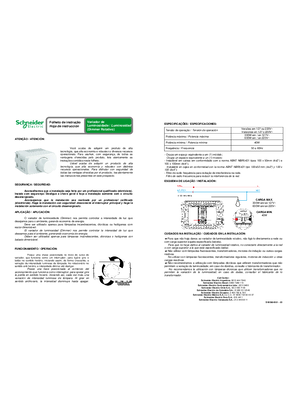 Miluz- Regulador de iluminação rotativo-Folha de instruções (PT)