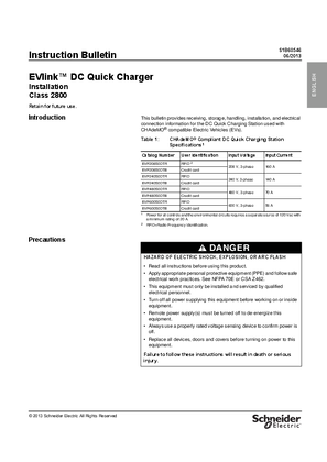 EVlink™ DC Fast Charging Station - Installation