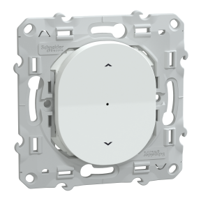 WISER Ovalis - Interrupteur connecté pour Volet Roulant - coloris Blanc - 4A - Zigbee