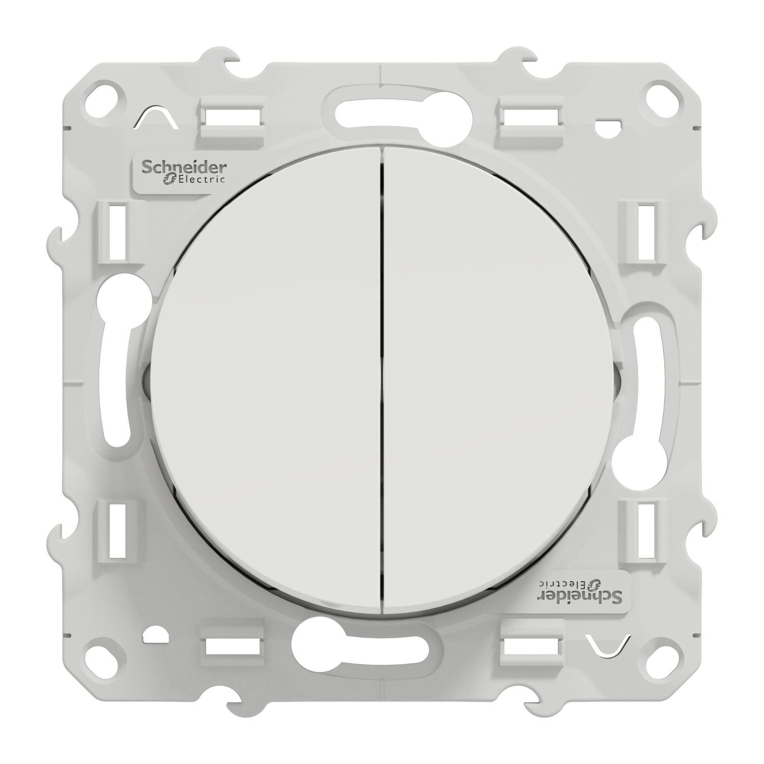 Schneider Electric S520752 Plaque couvercle prise 1 poste Odace