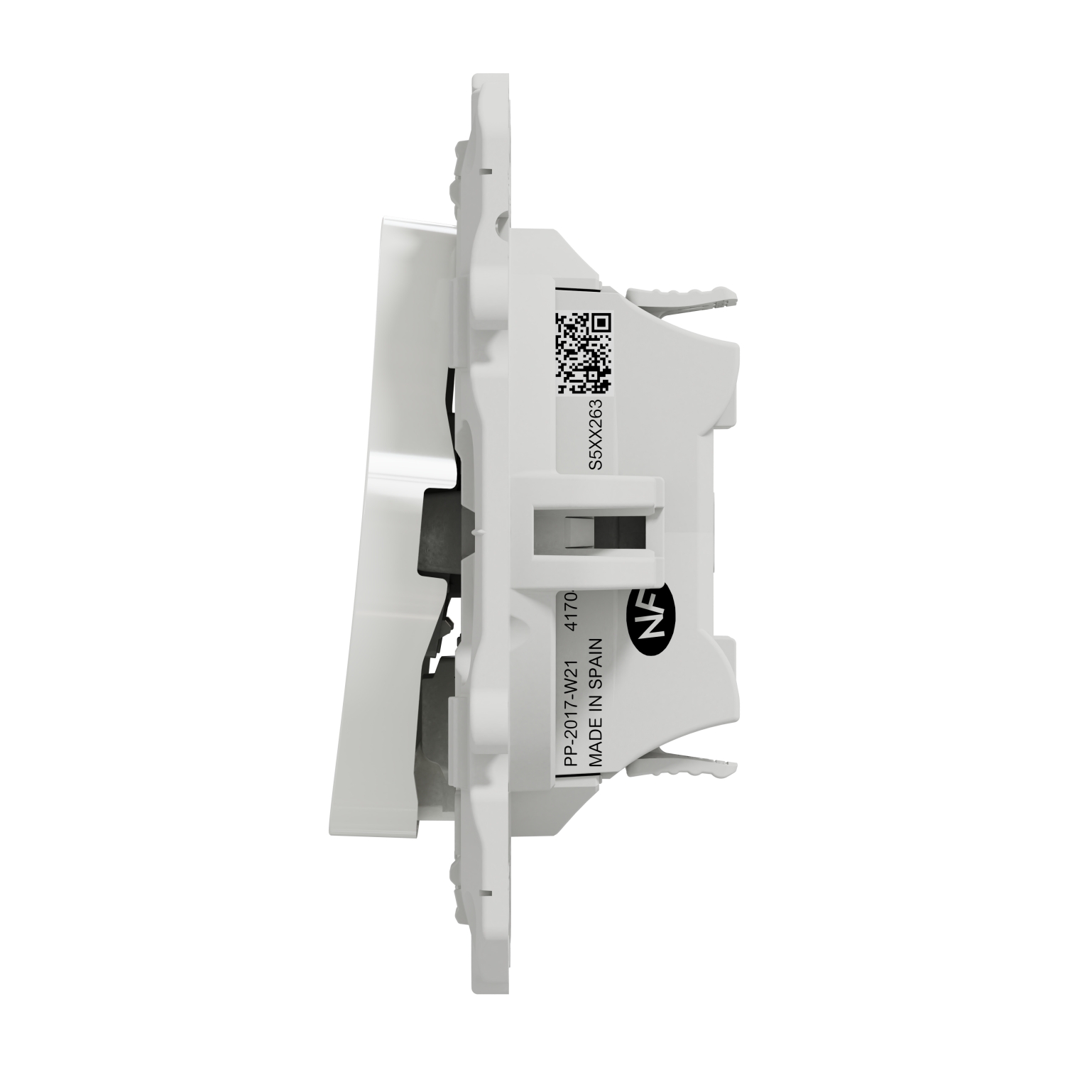 Ovalis - interrupteur simple - lumineux temoin/localisation - avec griffes  - S265263 - Schneider Electric