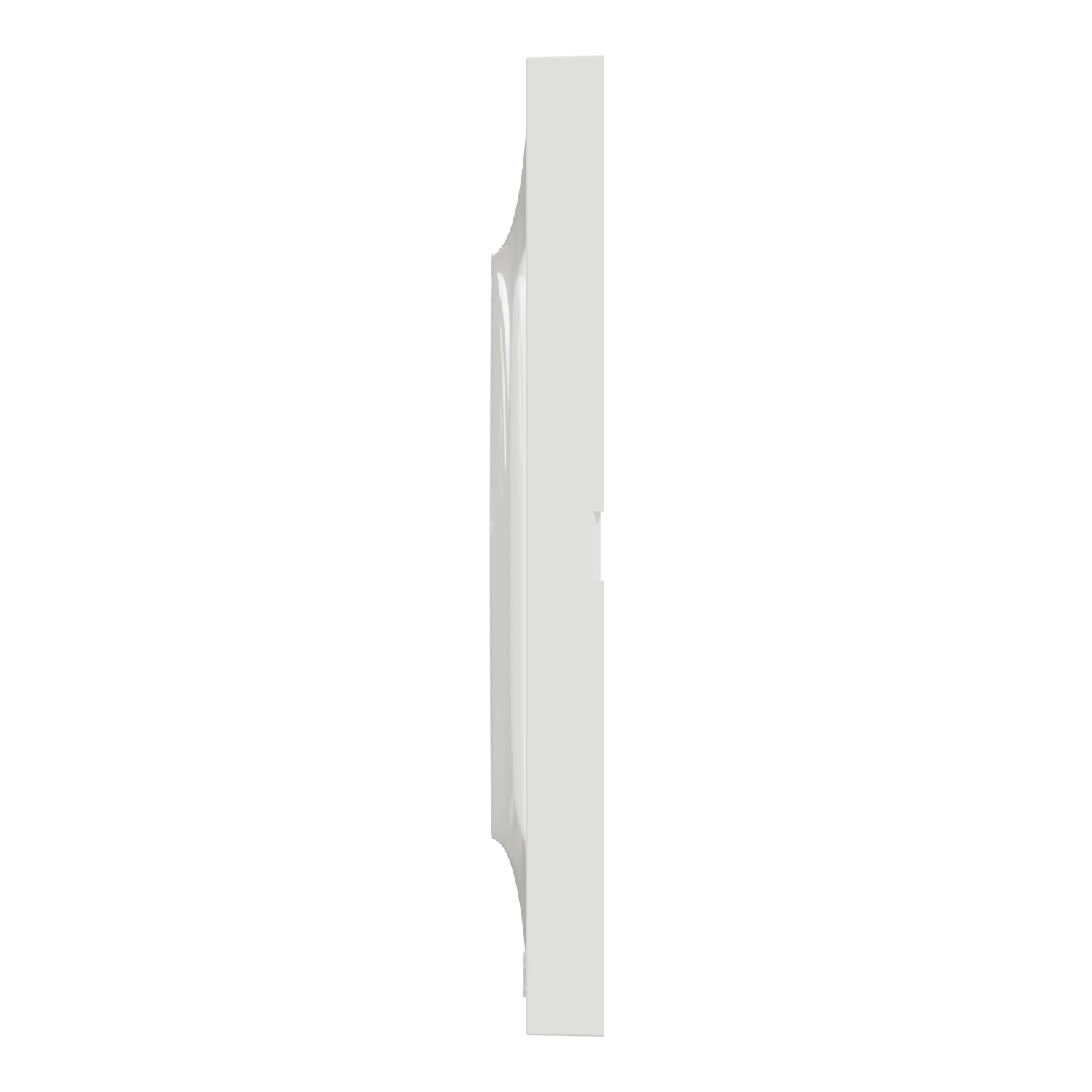 SCHNEIDER Odace Styl Plaque Quadruple Blanc - S520708 - DiscountElec