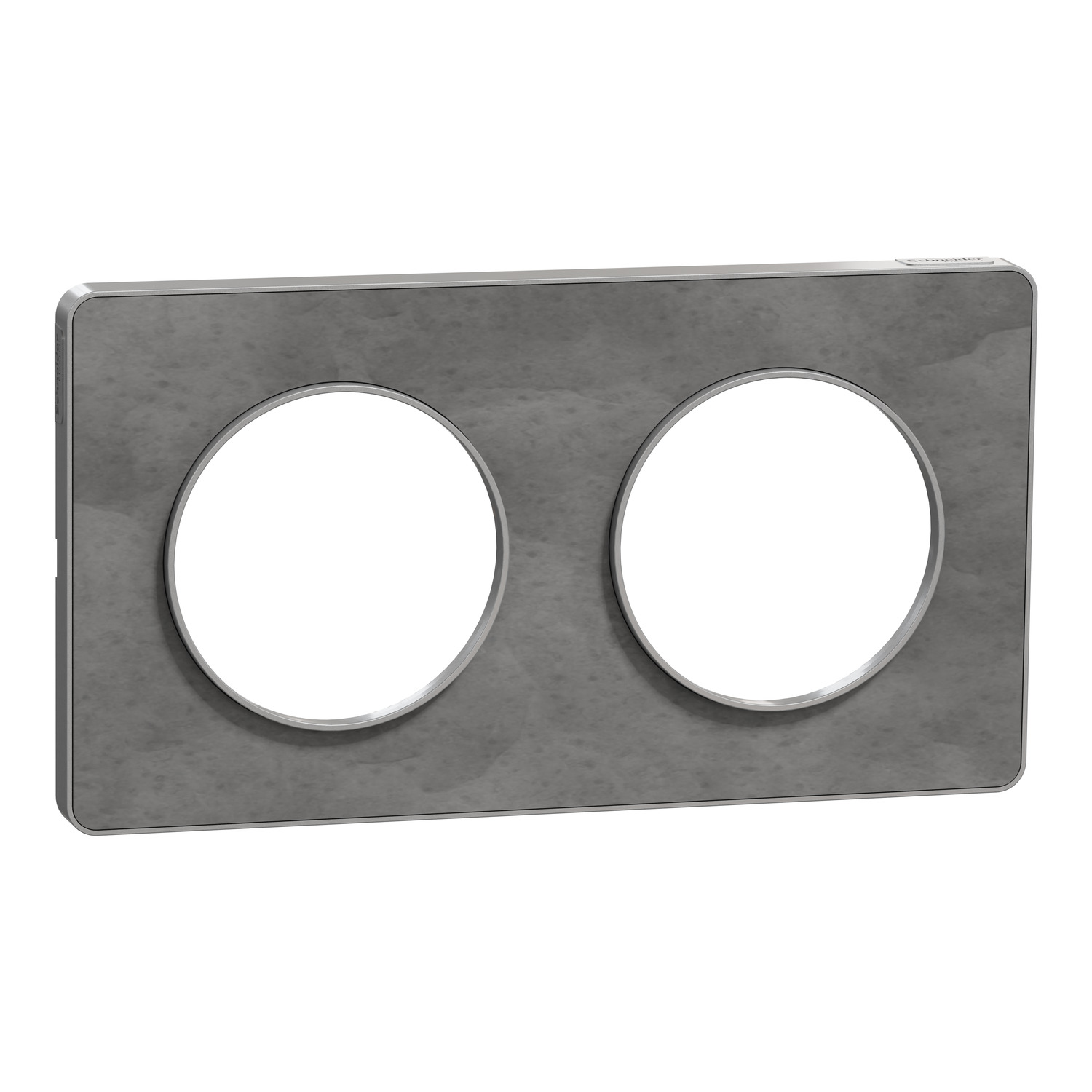 S530804V Schneider Electric Cover frame, Odace Touch, 2 gangs, aluminium