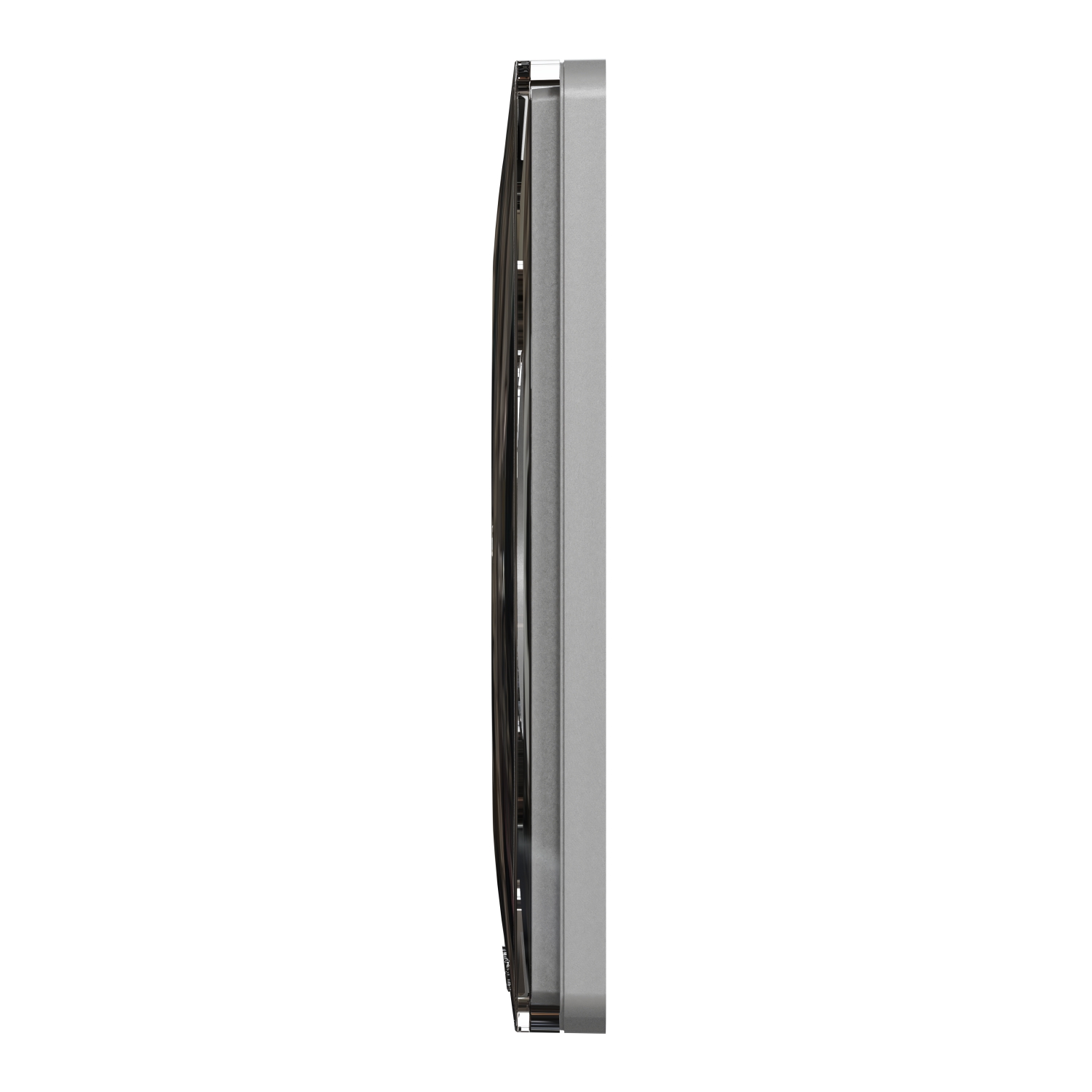 Odace You Transparent, Plaque De Finition Support Alu 4 Postes Entraxe 71mm