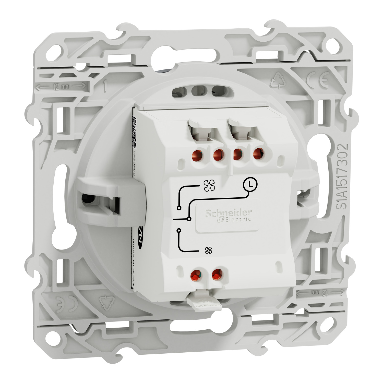 Branchement Interrupteur Vmc 2 Vitesses Avec Arrêt Schneider S540243 - Odace - interrupteur VMC avec position arrêt - anthracite -  Professionnels | Schneider Electric France