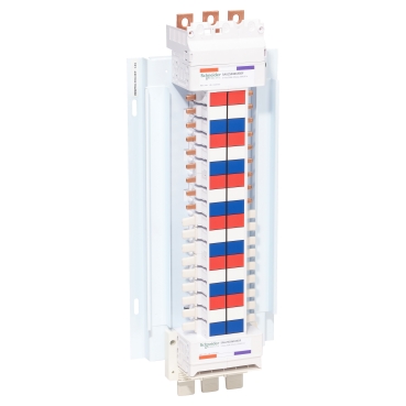 Acti9, SAU Chassis, 250A, 3Ph, 36 Poles, 18mm For IC60 MCB And RCBO, Dual Feed