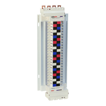 Acti9, SAU Chassis, 250A, 3*(1Ph+N), 48 Poles, 18mm For IC60 MCB And RCBO, Dual Feed