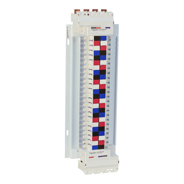 Acti9, SAU Chassis, 250A, 3Ph+N, 48 Poles, 18mm For IC60 MCB And RCBO, Dual Feed